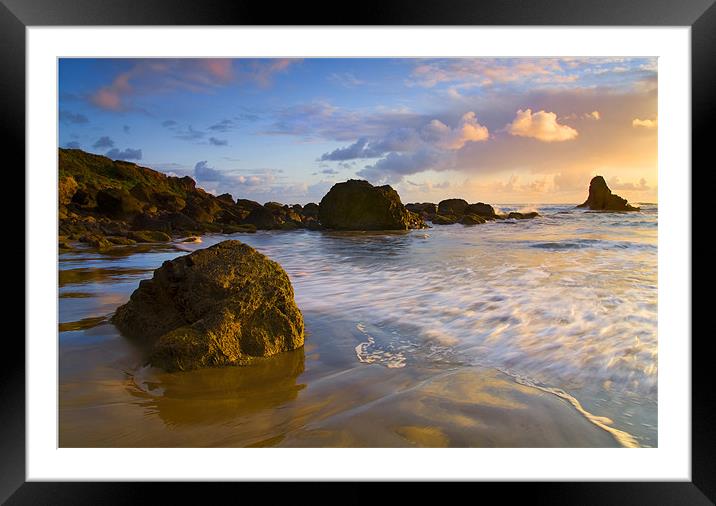 Golden Light  Framed Mounted Print by Mike Dawson