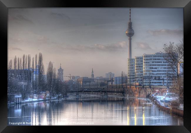 Four towers Berlin Framed Print by Nathan Wright