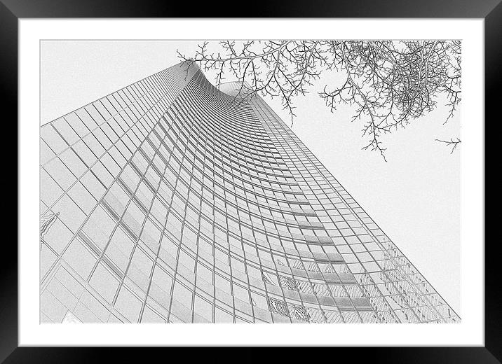 Towering High Framed Mounted Print by Oliver Firkins