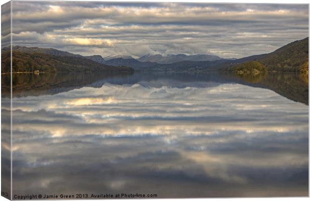 Coniston Water Canvas Print by Jamie Green
