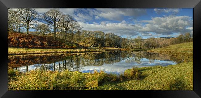 The River Brathay Framed Print by Jamie Green