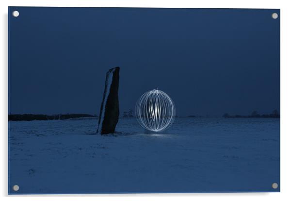 strange light Acrylic by Gavin Wilson