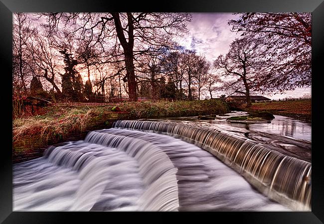 Water Blur Framed Print by Chris Andrew