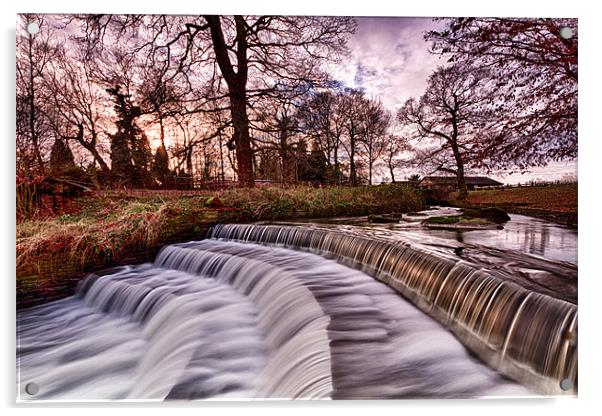 Water Blur Acrylic by Chris Andrew