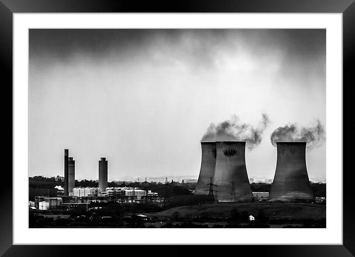 Didcot power station Framed Mounted Print by Oxon Images