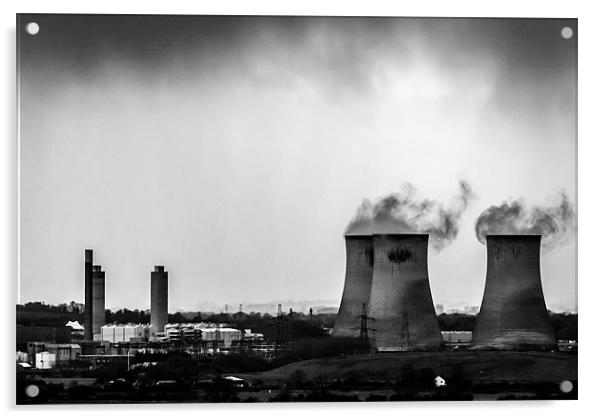 Didcot power station Acrylic by Oxon Images