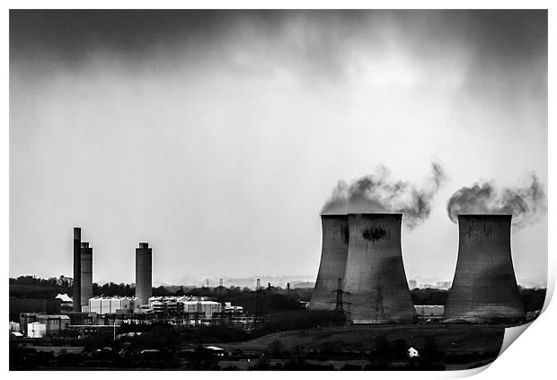 Didcot power station Print by Oxon Images