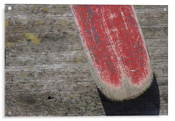 the red oar Acrylic by Marc Melander