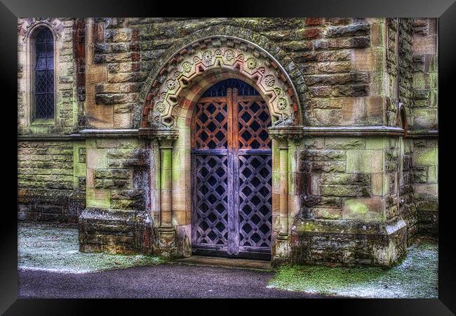 Church Doorway Framed Print by Ian Mitchell