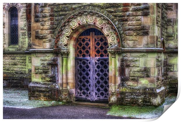 Church Doorway Print by Ian Mitchell