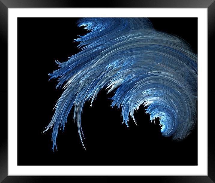 Waves Framed Mounted Print by Mary Lane