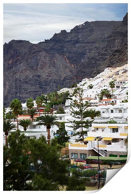 View to the eye Print by Tenerife Memoriez