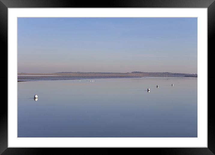 The Calm Framed Mounted Print by Malcolm Smith