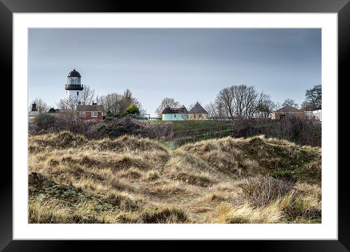 Lighthouse at Winterton Framed Mounted Print by Stephen Mole