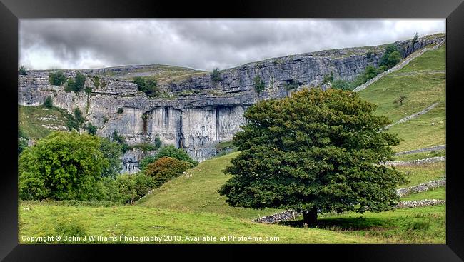 On The Way To Malham Cove Framed Print by Colin Williams Photography