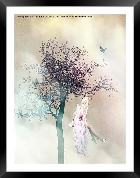 Heavens Angel Framed Mounted Print by Sharon Lisa Clarke