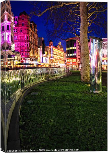 Bright lights of London Canvas Print by Jasna Buncic
