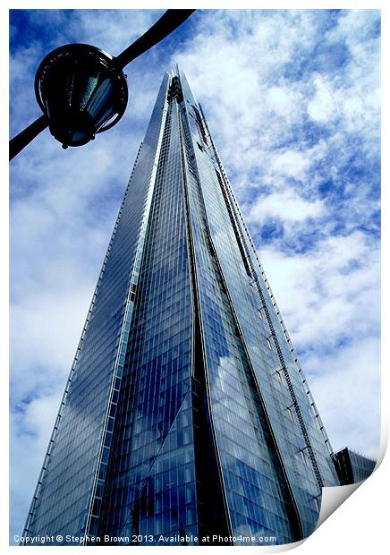 The Shard Print by Stephen Brown