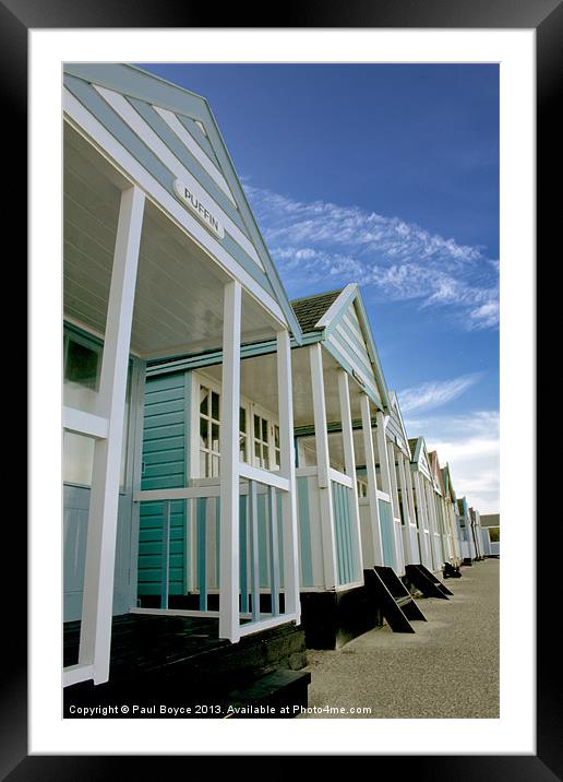 Southwold By The Sea Framed Mounted Print by Paul Boyce
