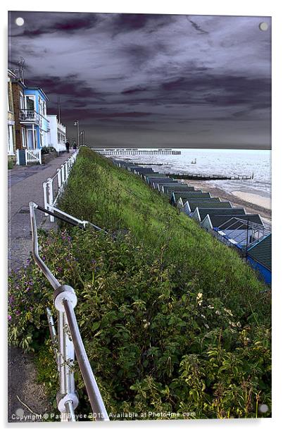 Moody Sky On The Horizon Acrylic by Paul Boyce