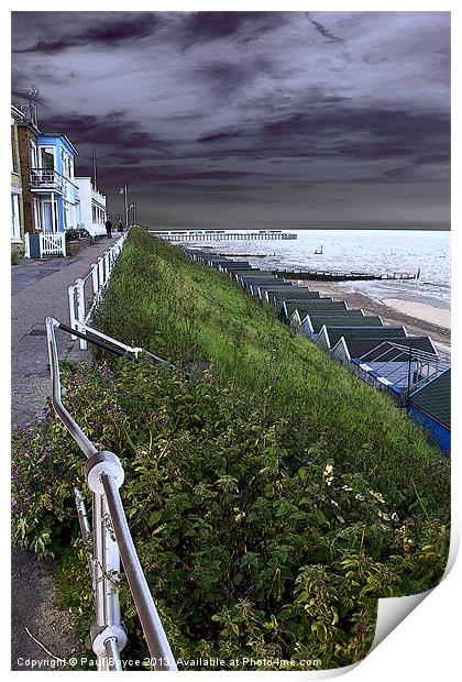 Moody Sky On The Horizon Print by Paul Boyce