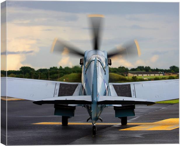 RAF Spitfire aircraft Canvas Print by Keith Campbell