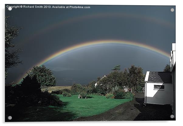 A double rainbow Acrylic by Richard Smith