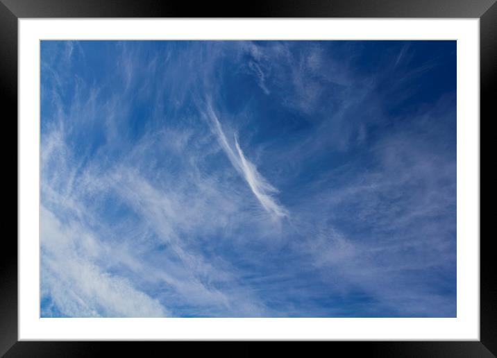 Summer Clouds Framed Mounted Print by David Pyatt