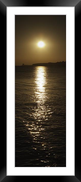 Reculver Sunrise Framed Mounted Print by Nigel Jones