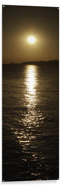 Reculver Sunrise Acrylic by Nigel Jones