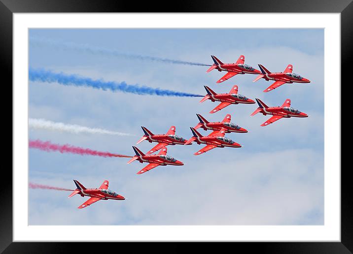 Red Arrows Framed Mounted Print by Rachel & Martin Pics