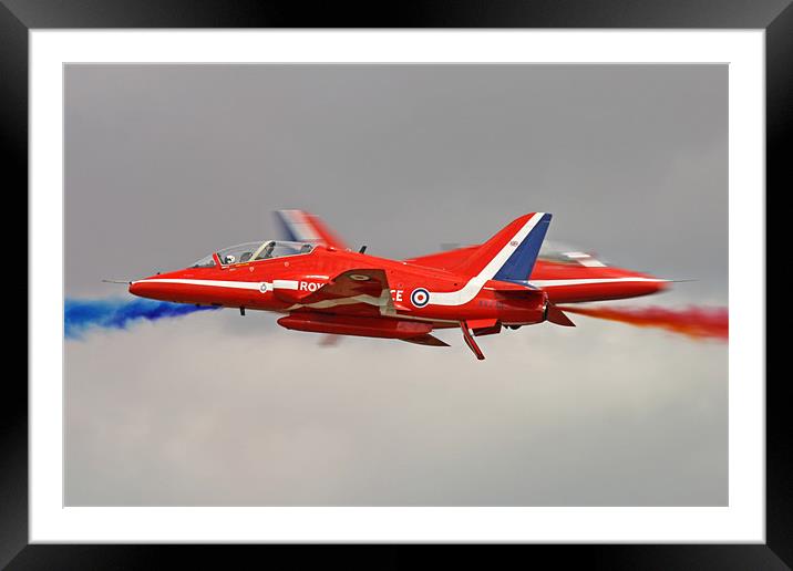 Red arrows crossover Framed Mounted Print by Rachel & Martin Pics