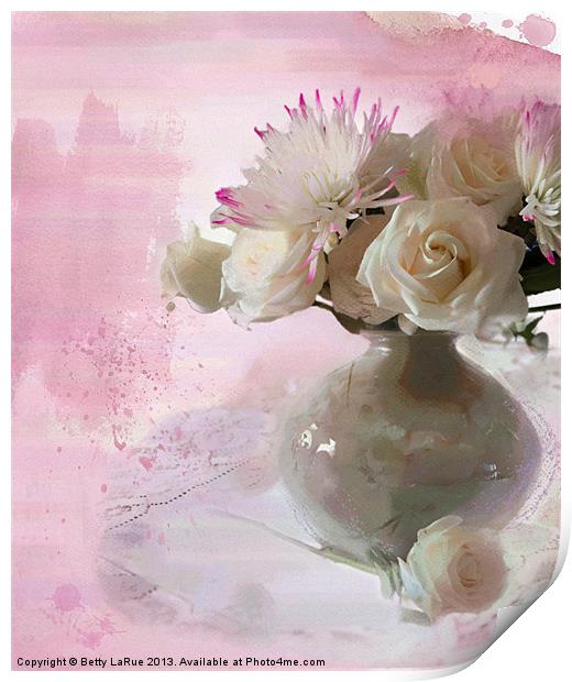 A Blush of Pink Print by Betty LaRue