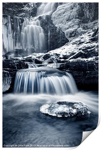 Fresh Falls at Scaleber Force Print by Chris Frost