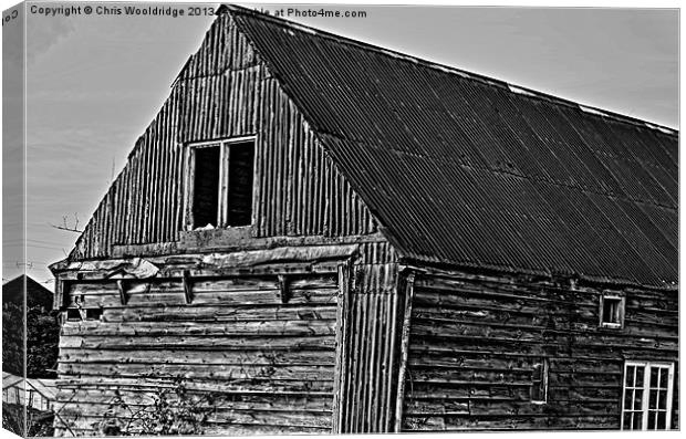 Old Shed Canvas Print by Chris Wooldridge
