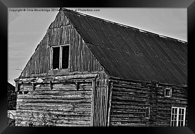 Old Shed Framed Print by Chris Wooldridge