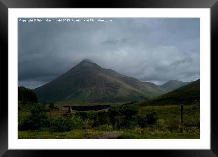 Highland Frames Framed Mounted Print by Brian Macdonald