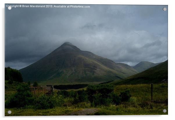 Highland Frames Acrylic by Brian Macdonald