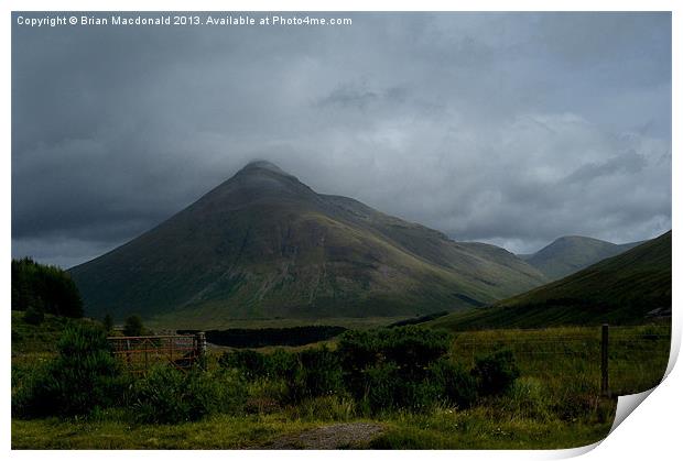 Highland Frames Print by Brian Macdonald