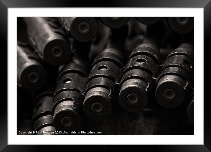 7.62mm Framed Mounted Print by Paul Holman Photography
