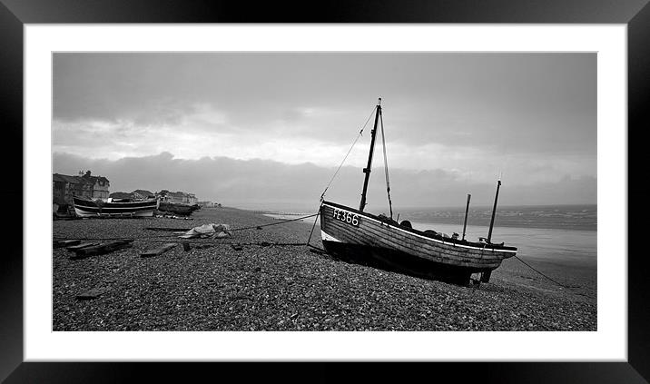 Dungeness fishing boat Framed Mounted Print by Tony Bates