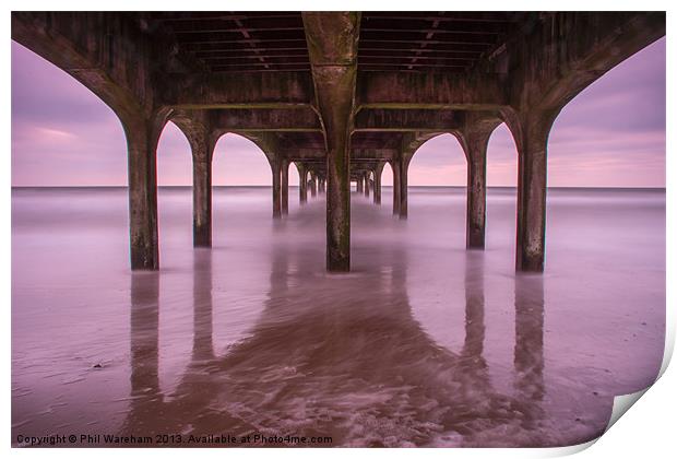 The Pier Exposed Print by Phil Wareham