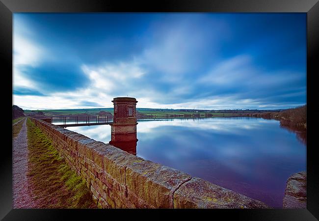 Scout Dike Reservoir Framed Print by Chris Andrew