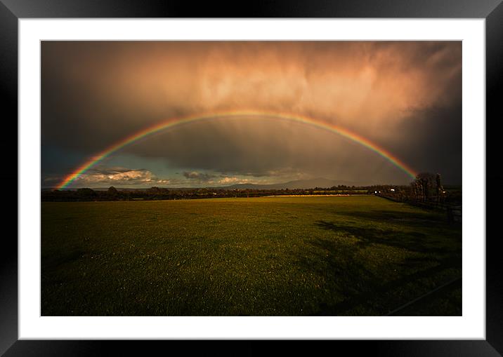 Full Rainbow Ireland Framed Mounted Print by Brian O'Dwyer