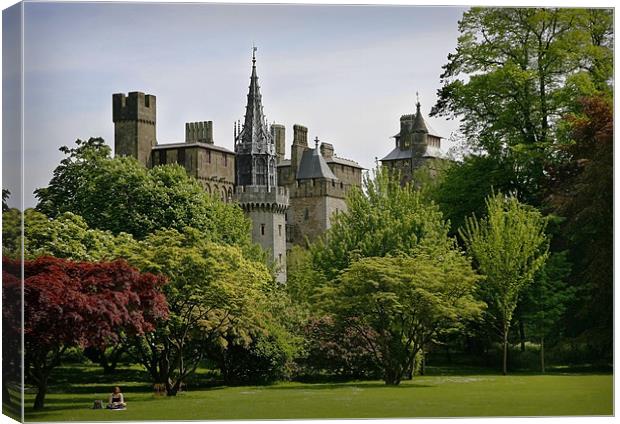 CARDIFF CASTLE Canvas Print by Anthony R Dudley (LRPS)