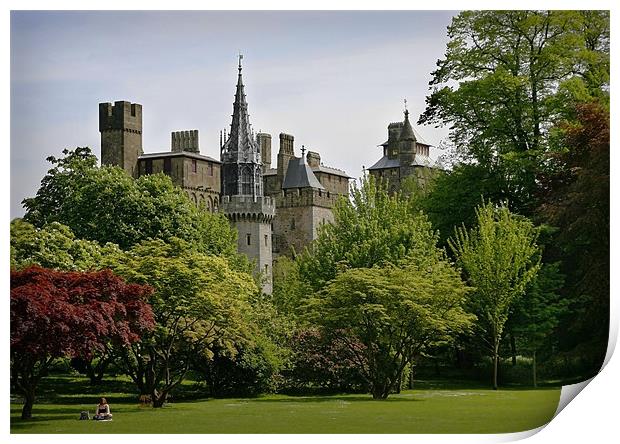 CARDIFF CASTLE Print by Anthony R Dudley (LRPS)