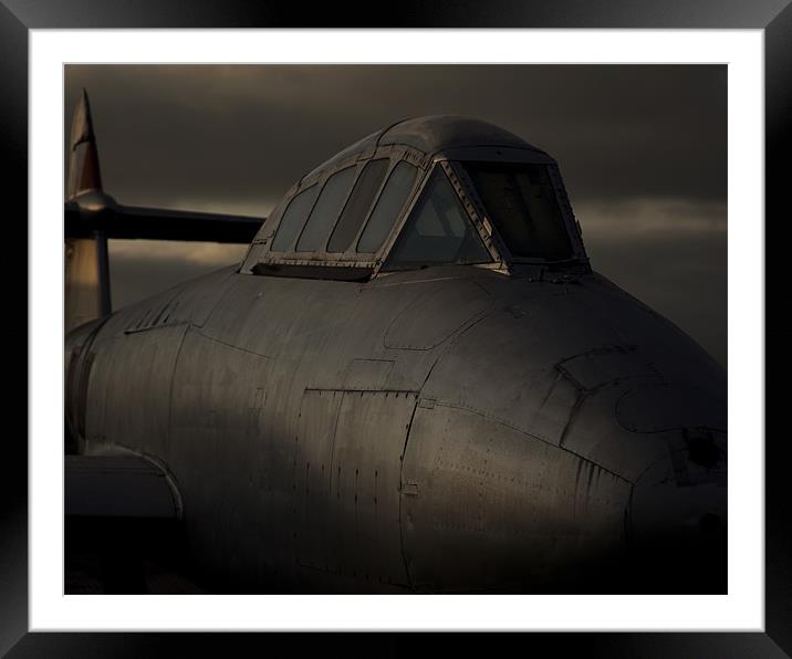 Gloster Meteor Framed Mounted Print by Keith Campbell