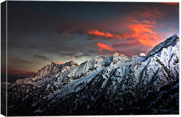 Fire and Ice Canvas Print by Mark Battista
