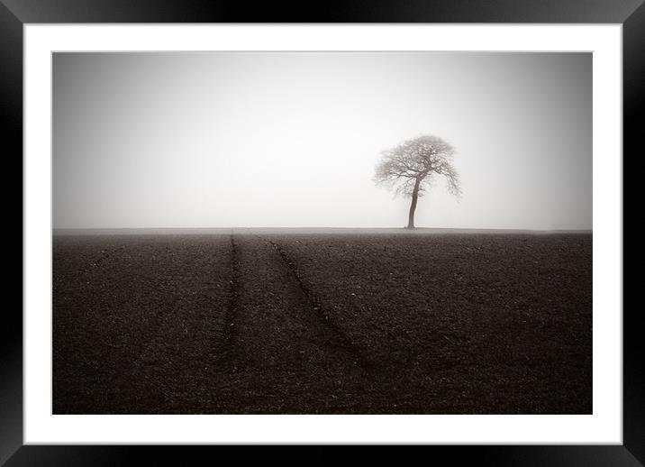 MISTY MORNING Framed Mounted Print by simon keeping
