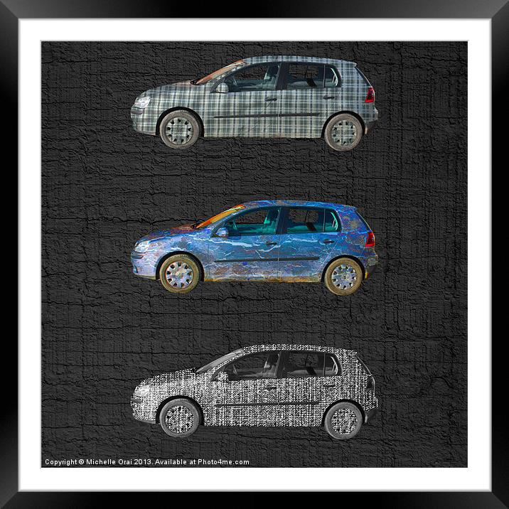 The Ideal Car Framed Mounted Print by Michelle Orai
